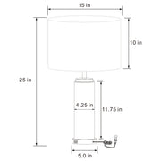 Coaster Furniture Lucius White Gold Table Lamp