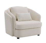 Acme Furniture Mariko Beige Chair with Pillow