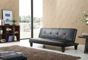 Glory Furniture Alan Cappuccino Faux Leather Sofa Bed