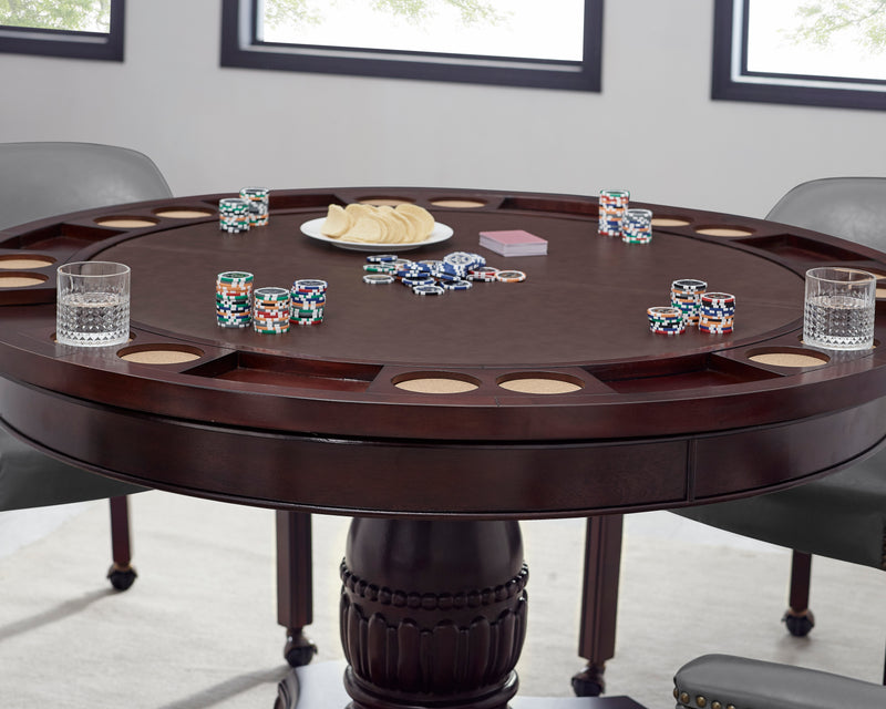 Steve Silver Tournament Cherry Brown 5pc Game Dining Set