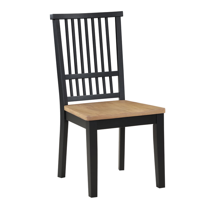 Steve Silver Magnolia Black Round 7pc Dining Set