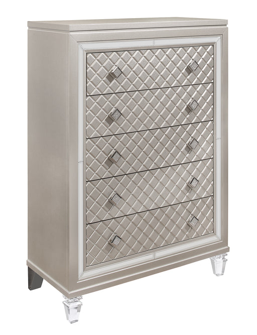Global Furniture Paris Champagne Drawer Chest