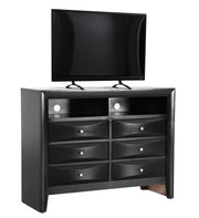 Glory Furniture Marilla Black Media Chest