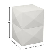 Steve Silver Malibu White Side Table