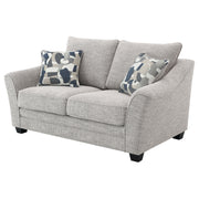 Coaster Furniture Tomkins Light Grey Loveseat