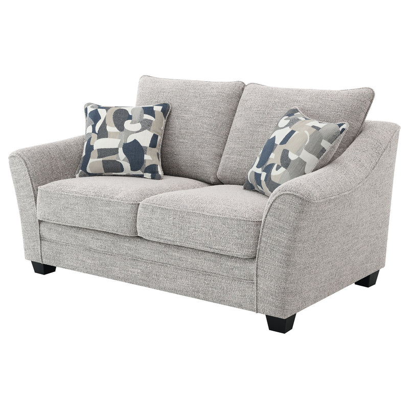 Coaster Furniture Tomkins Light Grey Loveseat