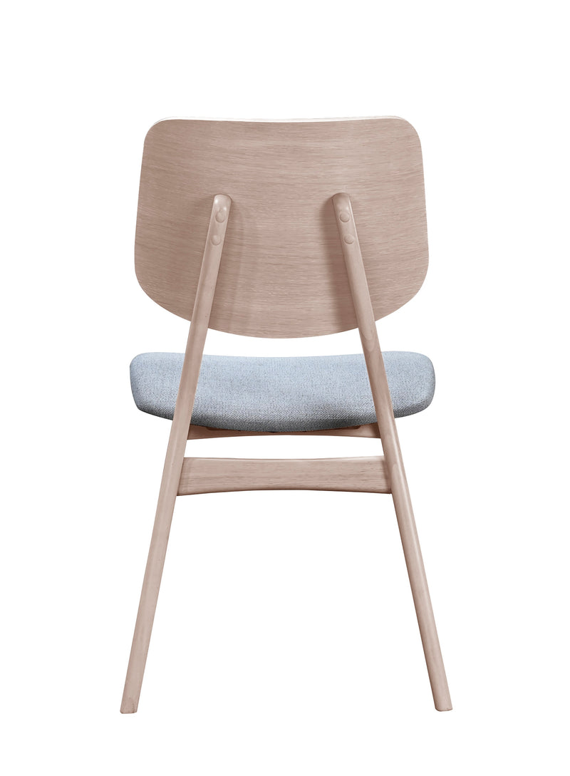 2 New Classic Furniture Oscar White Wood Back Chairs