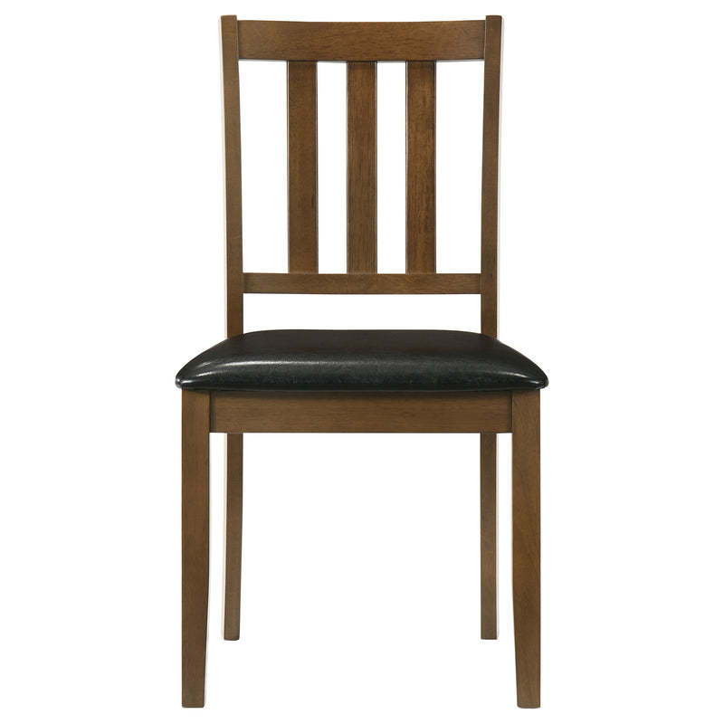 Coaster Furniture Parkwood Honey Brown 5pc Square Dining Room Set