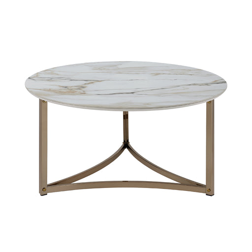 Acme Furniture Aziz Champagne Coffee Table