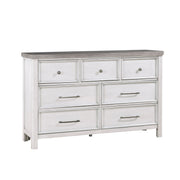 Home Elegance Ambrose Gray White Dresser And Mirror