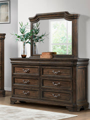 New Classic Furniture Lyndhurst Walnut Brown Dresser