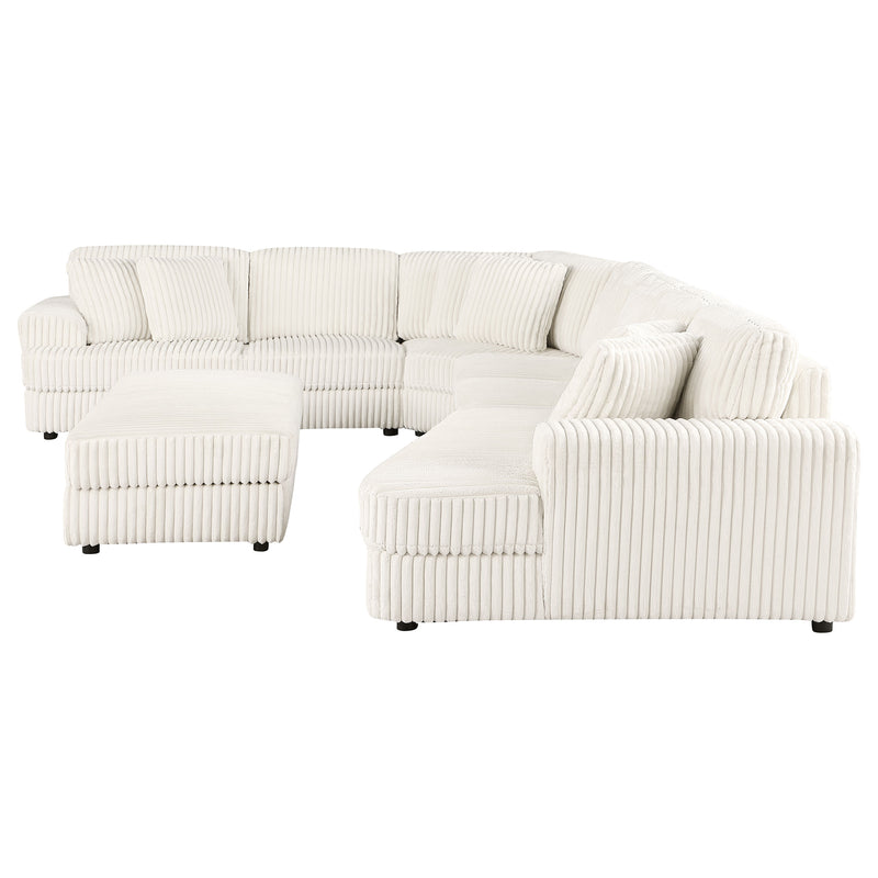 Coaster Furniture Emberson Ivory 5pc Modular Sectional