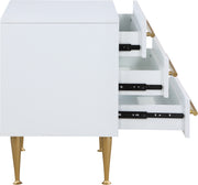 Meridian Furniture Marisol White Night Stand