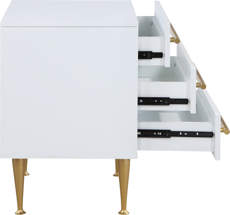 Meridian Furniture Marisol White Night Stand