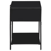 Coaster Furniture Amherst Black Bedside Table