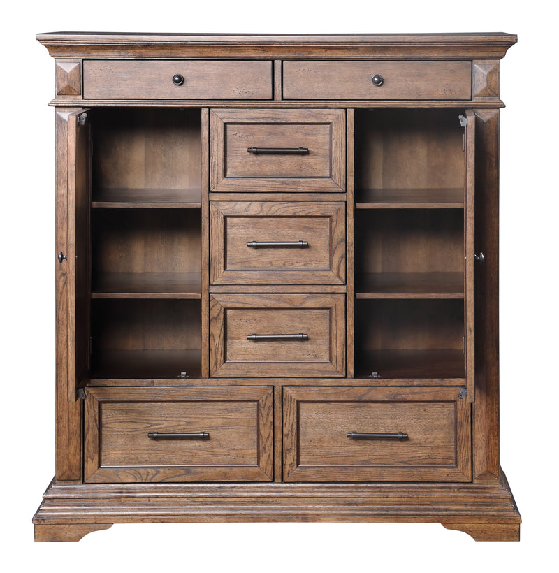 New Classic Furniture Mar Vista Walnut Door Chest