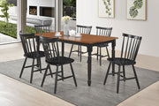 Coaster Furniture Hollyoak Black 7pc Dining Room Set