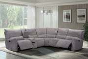 New Classic Furniture Remsen Latte Gray 3pc Manual Sectional