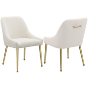 2 Coaster Furniture Mayette Ivory Side Chairs