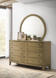 Coaster Furniture Granada Natural Brown Dresser and Mirror