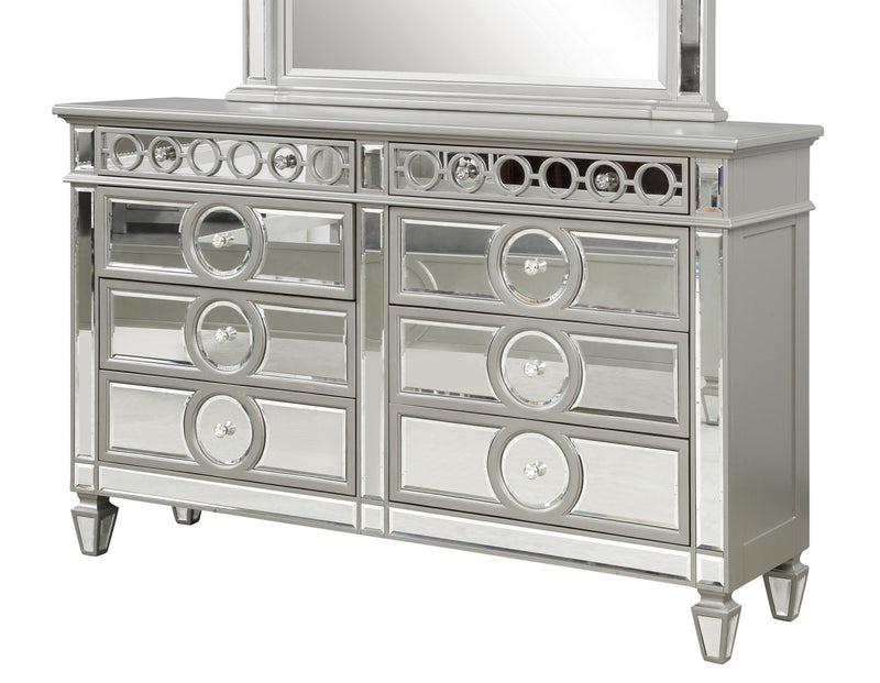 Galaxy Home Symphony Silver Wood Dresser