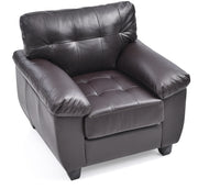 Glory Furniture Gallant Gray Faux Leather Chair