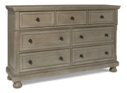 New Classic Furniture Allegra Gray Pewter Dresser