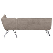 Coaster Furniture Dodson Taupe Brown Nook Dining Bench