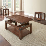 Steve Silver Arusha Medium Cherry 3pc Coffee Table Set
