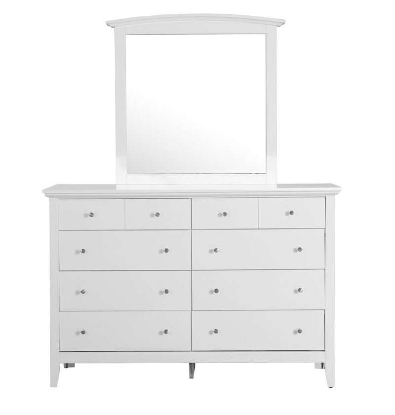 Glory Furniture Hammond Pink Dresser and Mirror Casual