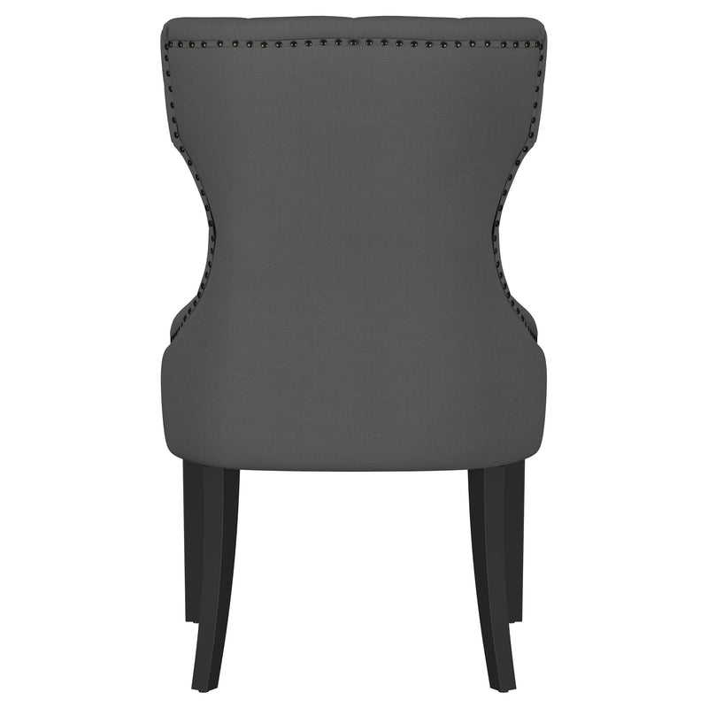 Coaster Furniture Baney Grey Fabric Dining Side Chair