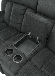 Home Elegance Nutmeg Gray 2pc Living Room Set