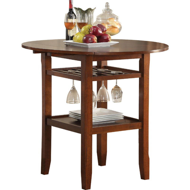 Acme Furniture Tartys Cherry 3pc Counter Height Set