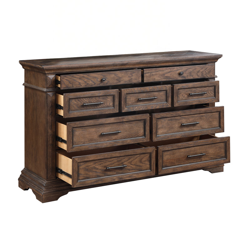 New Classic Furniture Mar Vista Walnut Dresser