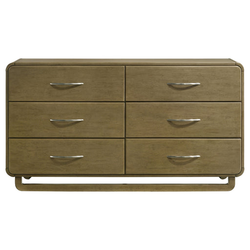 Coaster Furniture Amsbury Nutmeg Brown 6 Drawer Dresser