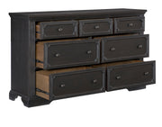 Home Elegance Bolingbrook Charcoal Dresser and Mirror