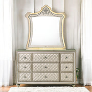 Acme Furniture Lucienne Beige Mirror with LED