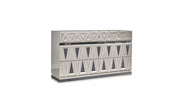 Galaxy Home Lavita River Sand Gray Dresser And Mirror