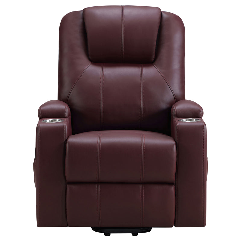 Coaster Furniture Armstrong Camel Brown Power Lift Massage Recliner