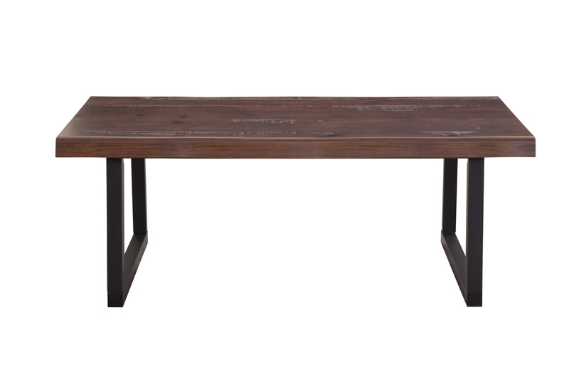 Steve Silver Jennings Cherry Live Edge 3pc Coffee Table Set