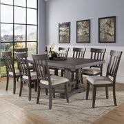 Steve Silver Napa Dusty Espresso Brown 9pc Dining Set