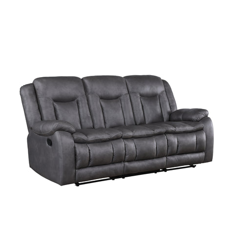 New Classic Furniture Morello Gray Sofa with Dual Recliner