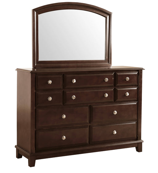 Glory Furniture Ashford Cappuccino Dresser and Dresser