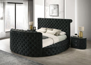 Crown Mark Voltare Black Night Stand