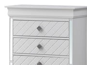 Glory Furniture Verona Sleek Silver Champagne Chest