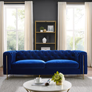 Steve Silver Charlene Gray Velvet Sofa