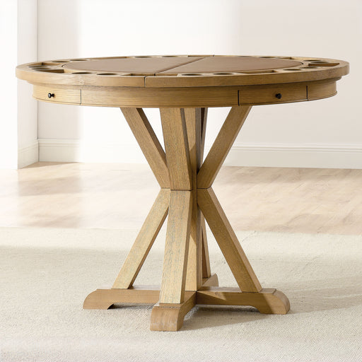 Steve Silver Rylie Natural Counter Table with Game Top