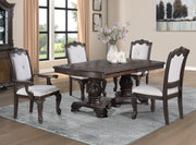 2 Crown Mark Kiera Coffee Brown Arm Chair