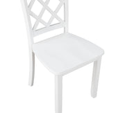 2 New Classic Furniture Trellis White Dining Chairs