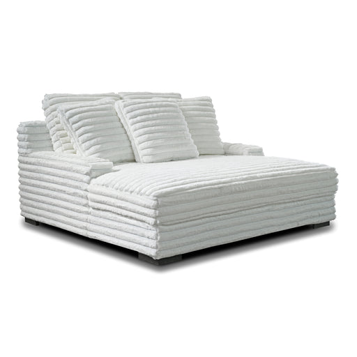 New Classic Furniture Embrace White Dual Chaise Lounge